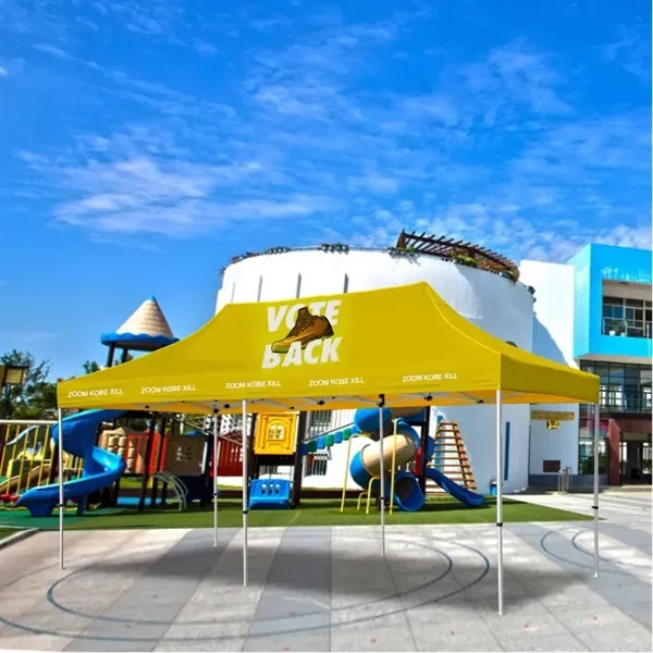 A sturdy 20' x 10' canopy tent with custom sizing for... from ASI 66230 Landes Inc