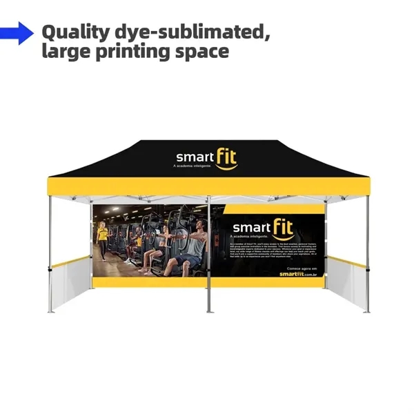 A sturdy 20' x 10' canopy tent with custom sizing for... from ASI 66230 Landes Inc