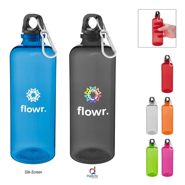 20 oz. rPET bottle with carabiner lid.... from ASI 61125 Hit Promotional Products / Hit®