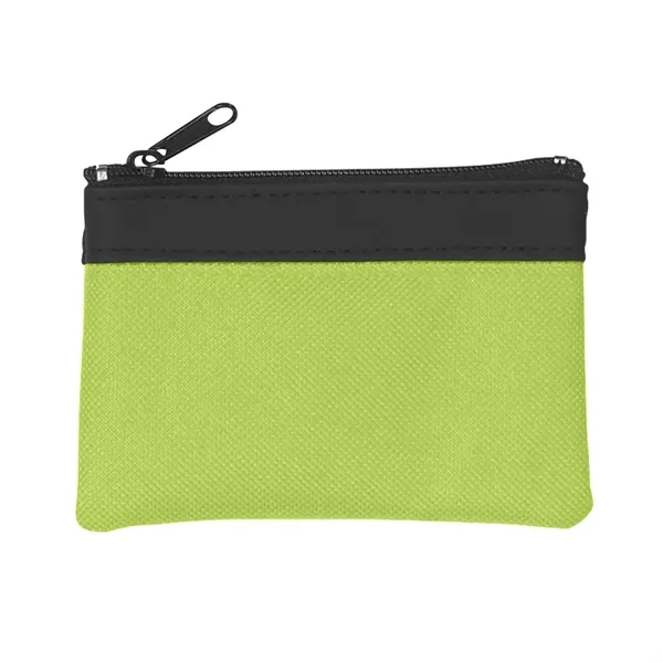 Zippered coin pouch made of combo: PVC and 600 Denier polyester.... from ASI 61125 Hit Promotional Products / Hit®