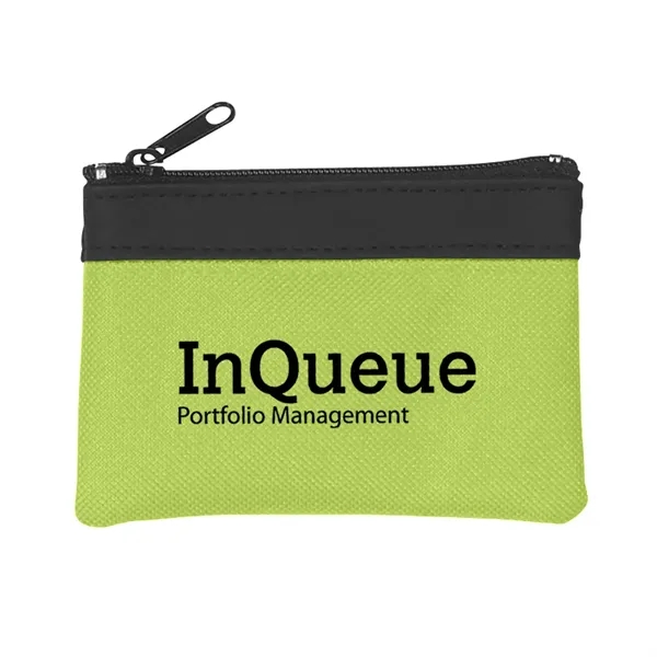 Zippered coin pouch made of combo: PVC and 600 Denier polyester.... from ASI 61125 Hit Promotional Products / Hit®