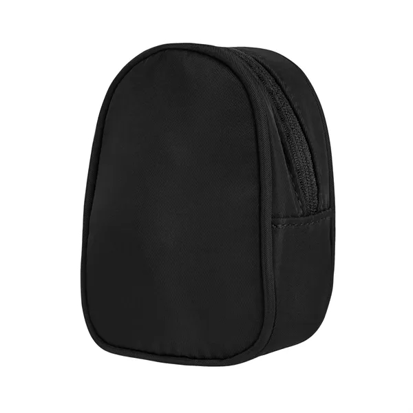 Travel pouch with zippered main compartment and carabiner attachment.... from ASI 61125 Hit Promotional Products / Hit®