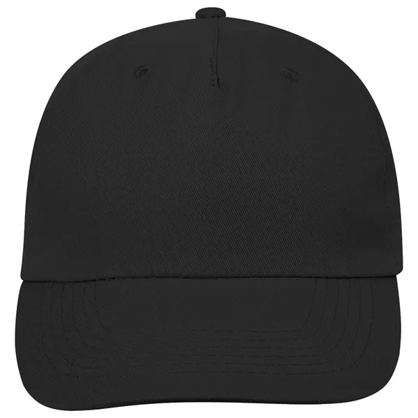 5 Panel Polyester Cap. 100% Polyester. 5 Panel, Medium Profile. Unstructured... from ASI 61125 Hit Promotional Products / Hit®