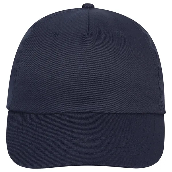 5 Panel Polyester Cap. 100% Polyester. 5 Panel, Medium Profile. Unstructured... from ASI 61125 Hit Promotional Products / Hit®
