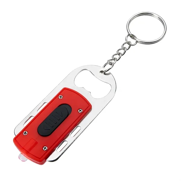 Bottle opener key light with split ring attachment.... from ASI 61125 Hit Promotional Products / Hit®