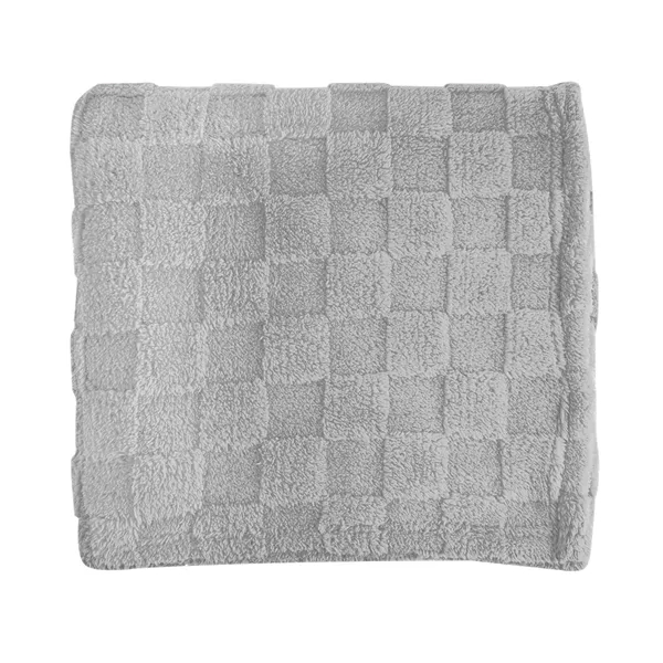 50" x 60" checkered Sherpa blanket made with rPET materials.... from ASI 61125 Hit Promotional Products / Hit®