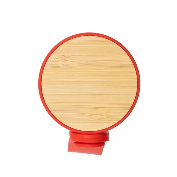 20 oz. bottle with bamboo accent lid and silicone handle.... from ASI 61125 Hit Promotional Products / Hit®