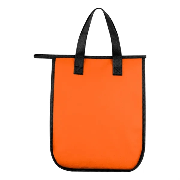 Non-woven, water-resistant cooler bag with insulating foam, zippered main compartment and... from ASI 61125 Hit Promotional Products / Hit®