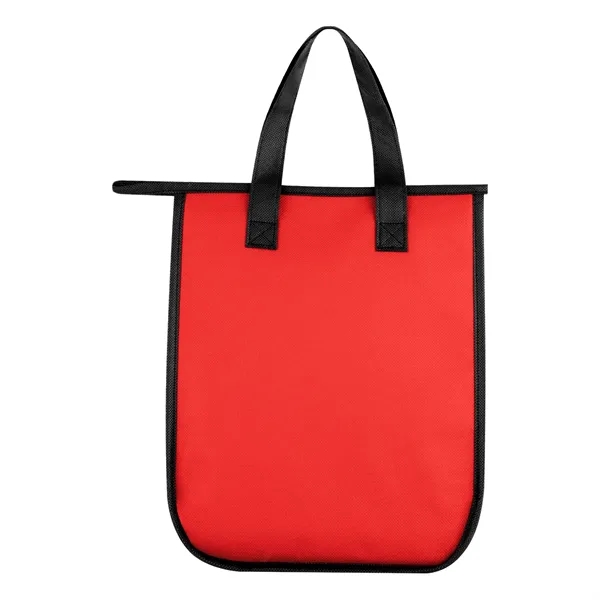 Non-woven, water-resistant cooler bag with insulating foam, zippered main compartment and... from ASI 61125 Hit Promotional Products / Hit®