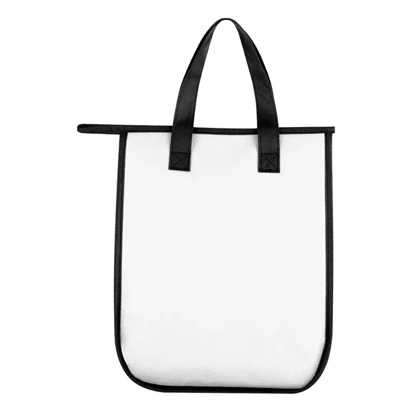 Non-woven, water-resistant cooler bag with insulating foam, zippered main compartment and... from ASI 61125 Hit Promotional Products / Hit®