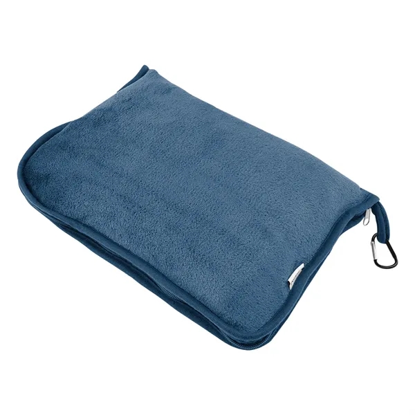 40" x 60" rPET fleece blanket with zippered pouch and trolley... from ASI 61125 Hit Promotional Products / Hit®
