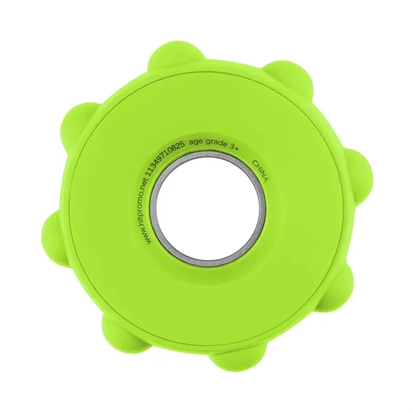 Silicone fidget spinner with push-pop bubbles.... from ASI 61125 Hit Promotional Products / Hit®