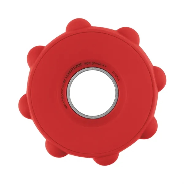 Silicone fidget spinner with push-pop bubbles.... from ASI 61125 Hit Promotional Products / Hit®