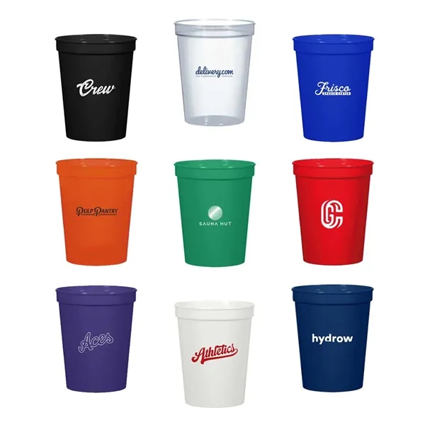 16 oz. plastic stadium cup.... from ASI 63549 Jornik Manufacturing Corp