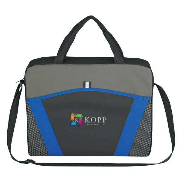 Messenger brief with large front pocket and adjustable shoulder strap.... from ASI 61125 Hit Promotional Products / Hit®