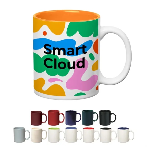 11 Oz. Full Color Hughes Stoneware Mug With C-Handle... from ASI 61125 Hit Promotional Products / Hit®