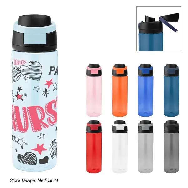 24 Oz. Full Color Pop Sip rPET Bottle... from ASI 61125 Hit Promotional Products / Hit®