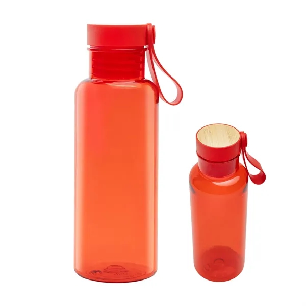 20 Oz. Full Color Cade rPET Bottle With Bamboo Accent Lid...... from ASI 61125 Hit Promotional Products / Hit®