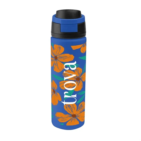 24 Oz. Full Color Pop Sip Recycled Stainless Steel Bottle... from ASI 61125 Hit Promotional Products / Hit®