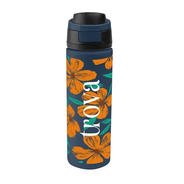 24 Oz. Full Color Pop Sip Recycled Stainless Steel Bottle... from ASI 61125 Hit Promotional Products / Hit®