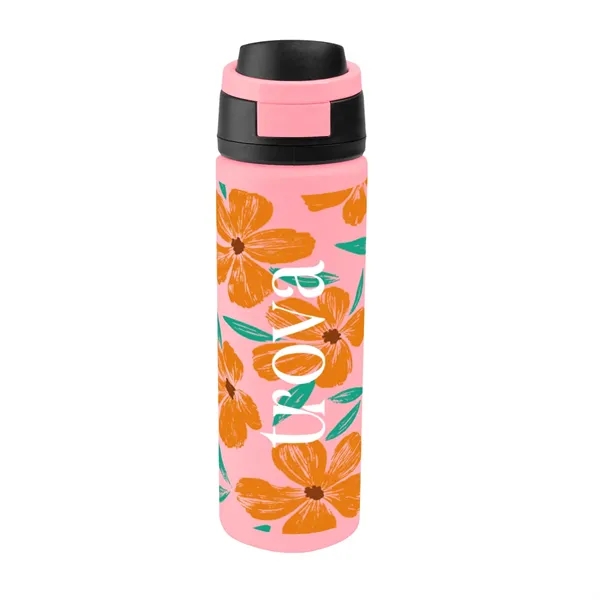 24 Oz. Full Color Pop Sip Recycled Stainless Steel Bottle... from ASI 61125 Hit Promotional Products / Hit®