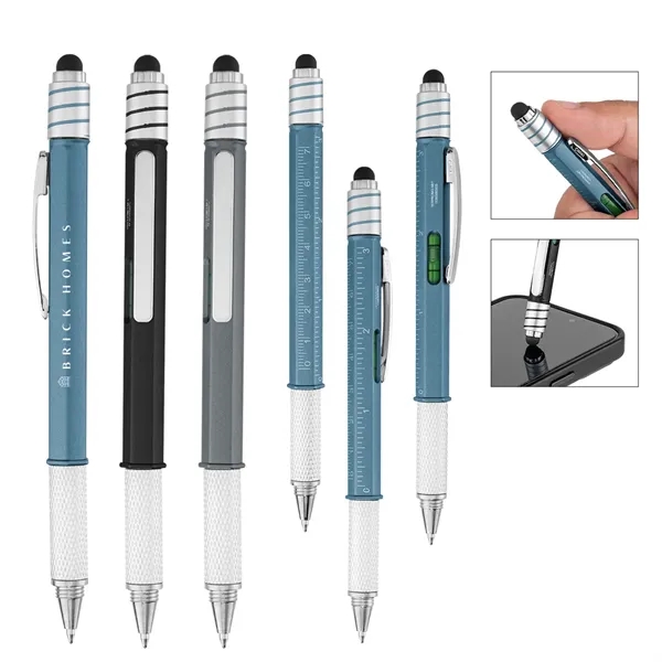 rABS Spin Top Stylus Ruler Pen... from ASI 61125 Hit Promotional Products / Hit®