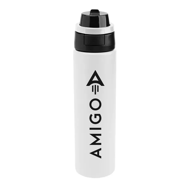 24 Oz. Pop Sip & Chug Recycled Stainless Steel Bottle... from ASI 61125 Hit Promotional Products / Hit®
