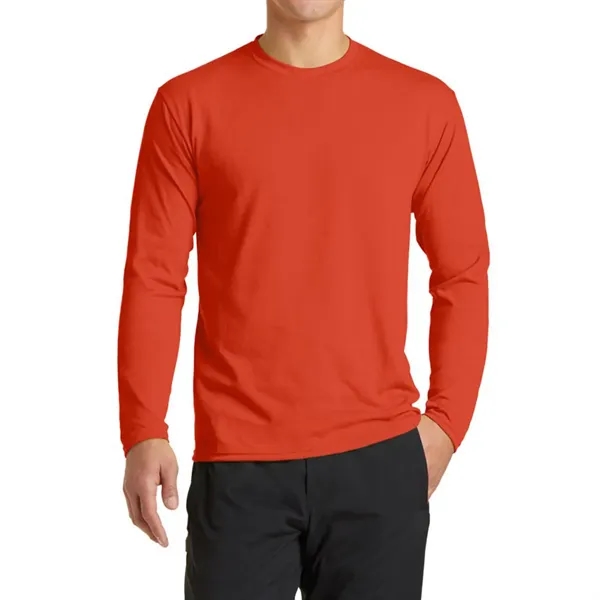 Port & Company® Long Sleeve Performance Blend Tee... from ASI 61125 Hit Promotional Products / Hit®