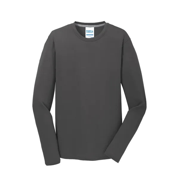 Port & Company® Long Sleeve Performance Blend Tee... from ASI 61125 Hit Promotional Products / Hit®