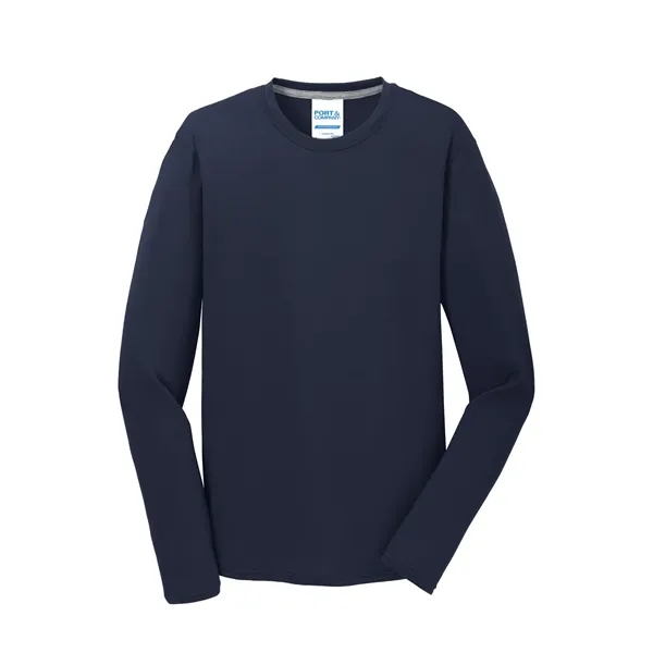 Port & Company® Long Sleeve Performance Blend Tee... from ASI 61125 Hit Promotional Products / Hit®
