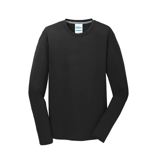 Port & Company® Long Sleeve Performance Blend Tee... from ASI 61125 Hit Promotional Products / Hit®