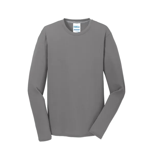 Port & Company® Long Sleeve Performance Blend Tee... from ASI 61125 Hit Promotional Products / Hit®