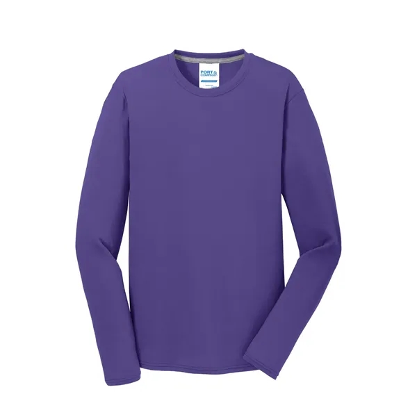Port & Company® Long Sleeve Performance Blend Tee... from ASI 61125 Hit Promotional Products / Hit®