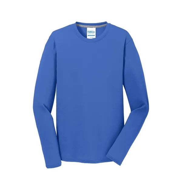 Port & Company® Long Sleeve Performance Blend Tee... from ASI 61125 Hit Promotional Products / Hit®