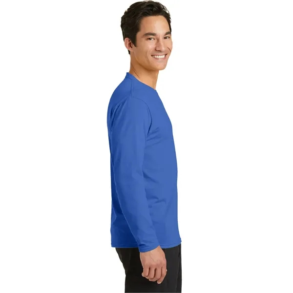 Port & Company® Long Sleeve Performance Blend Tee... from ASI 61125 Hit Promotional Products / Hit®