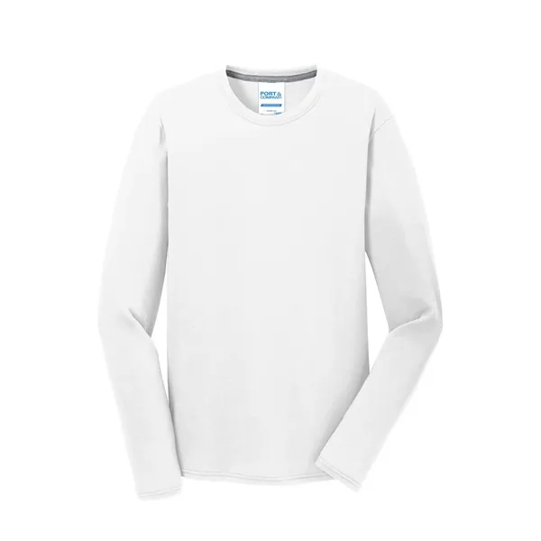 Port & Company® Long Sleeve Performance Blend Tee... from ASI 61125 Hit Promotional Products / Hit®
