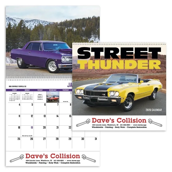 Street Thunder Appointment Calendar - Spiral... from ASI 40480 Koozie Group / HotLine®