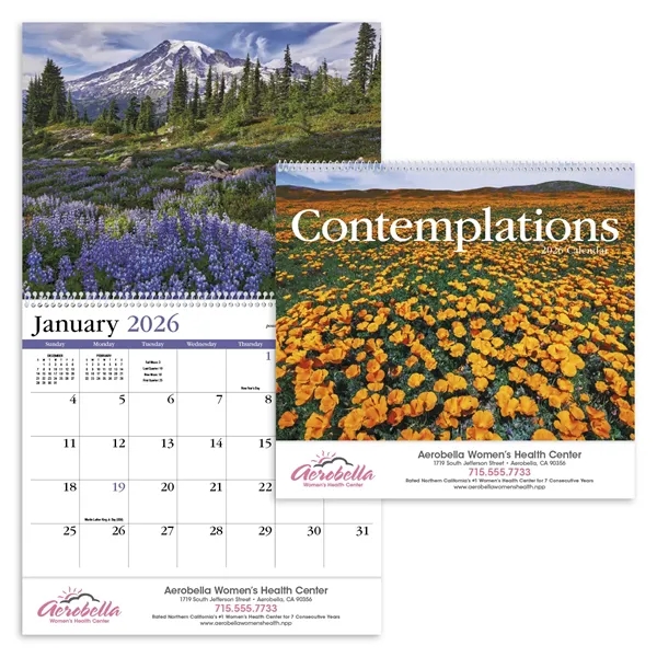 Contemplations Appointment Calendar - Spiral... from ASI 40480 Koozie Group / HotLine®