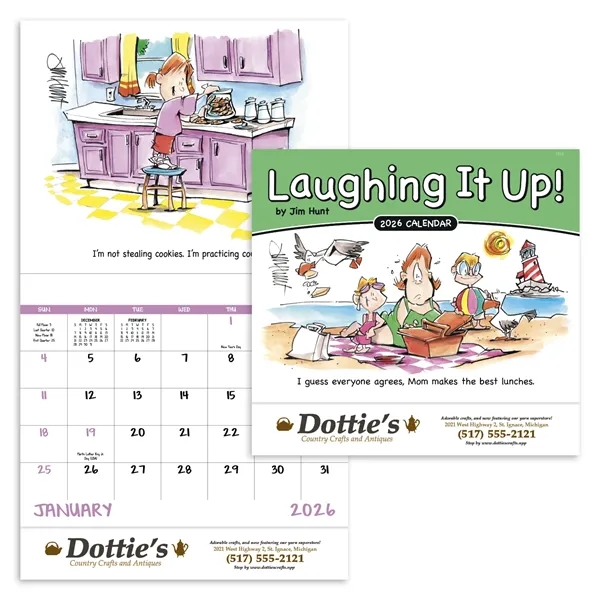 Laughing It Up - Stapled... from ASI 40480 Koozie Group / Norwood Triumph Calendar