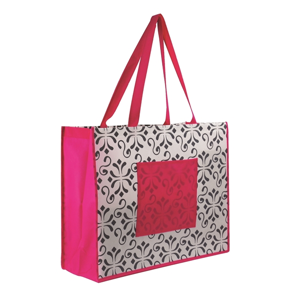 Non-woven polypropylene Chi bag with 24" handles for ease and comfort... from ASI 93990 IMAGEN Brands