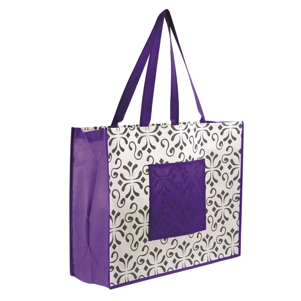 Non-woven polypropylene Chi bag with 24" handles for ease and comfort... from ASI 93990 IMAGEN Brands