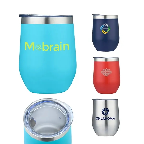 12 oz Stainless Steel Wine Tumbler... from ASI 31517 Admart Products