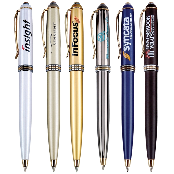 Deluxe triple pen box with Achilles ballpoint and either rollerball gel... from ASI 68190 Lungsal / Lungsal