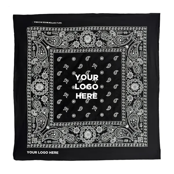 22" x 22" cotton bandana offered in an assortment of color... from ASI 42016 Brighter Promotions Inc