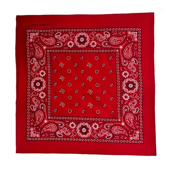 22" x 22" cotton bandana offered in an assortment of color... from ASI 42016 Brighter Promotions Inc