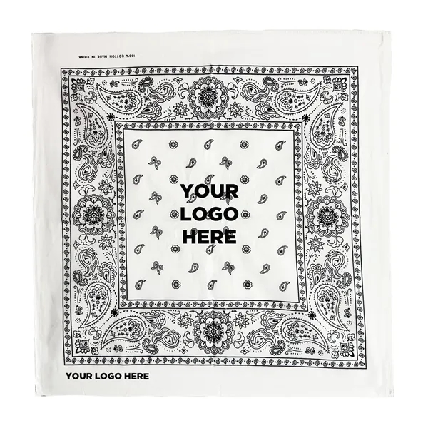 22" x 22" cotton bandana offered in an assortment of color... from ASI 42016 Brighter Promotions Inc