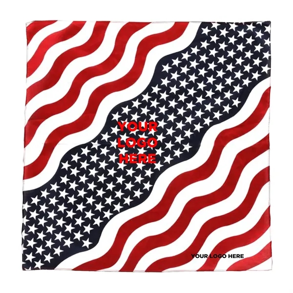 22" x 22" cotton bandana offered in an assortment of color... from ASI 42016 Brighter Promotions Inc