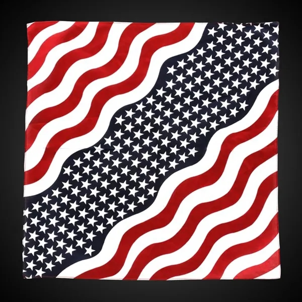 22" x 22" cotton bandana offered in an assortment of color... from ASI 42016 Brighter Promotions Inc