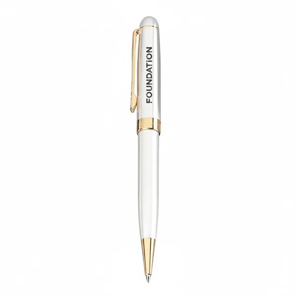 Twist action ballpoint pen with elegant enamel finish brass barrel.... from ASI 31517 Admart Products / Admart Line