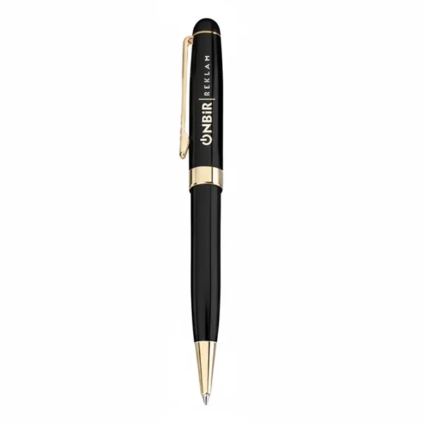 Twist action ballpoint pen with elegant enamel finish brass barrel.... from ASI 31517 Admart Products / Admart Line